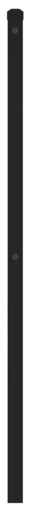 Cabeceira de cama 193 cm metal preto