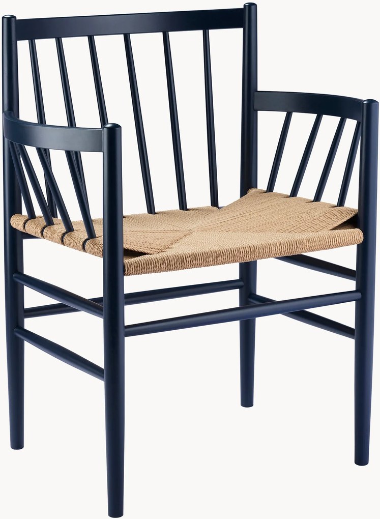 Cadeira de braços em madeira de faia artesanal J81