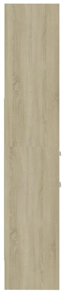 Estante 40x35x180 cm contraplacado cor carvalho sonoma