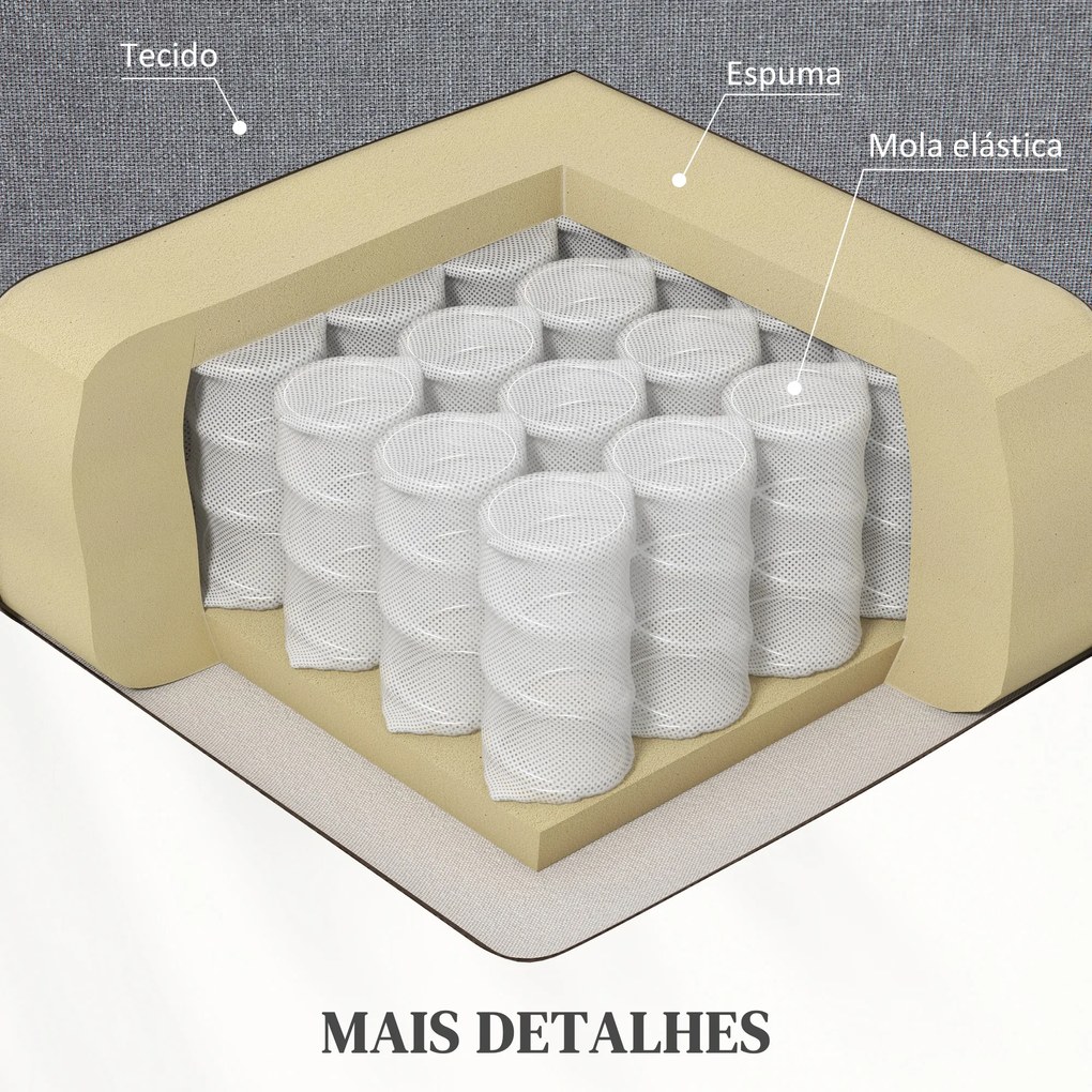 Poltrona Reclinável Elétrica Levanta Pessoas com Massagem Vibratória e Aquecimento  98x96x105 cm Cinza