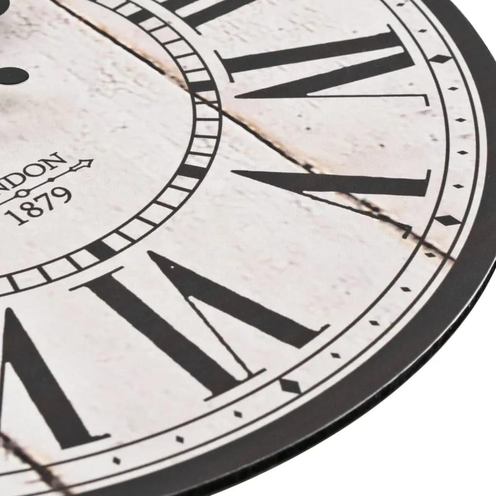 Relógio de parede vintage London 30 cm