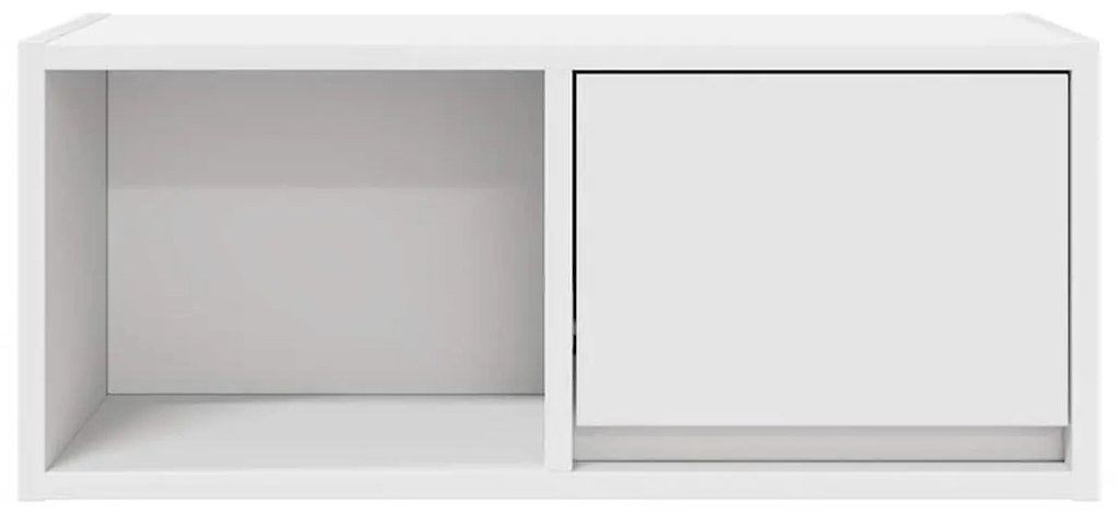 Móveis de TV 2 pcs 60x31x25,5 cm deriv. madeira branco