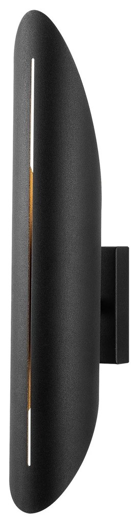 Aplique de Parede Cut – Preto e Amarelo – 8 x 12 x 42 cm
