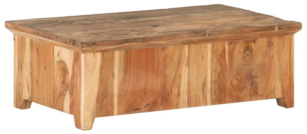 Mesa de centro 90x50x31 cm madeira recuperada maciça