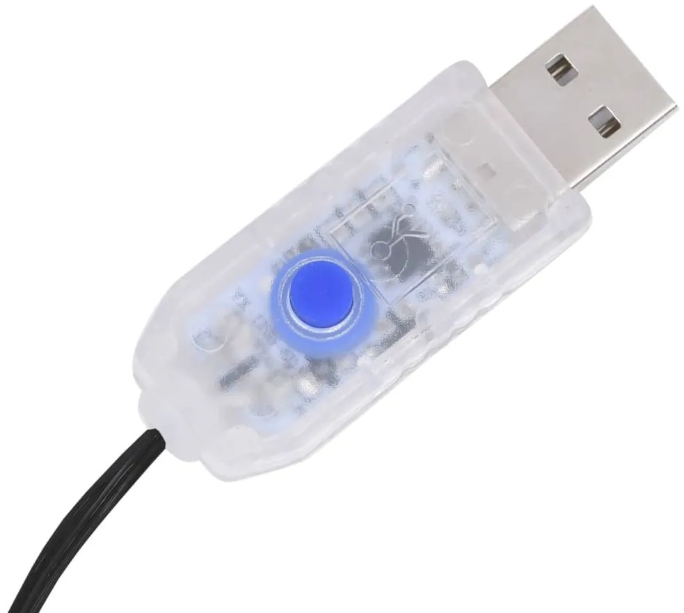 Cerejeira com 368 luzes LEDs 300 cm branco quente