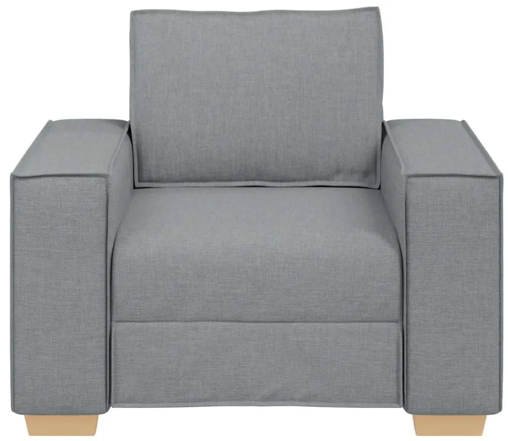 Sofá-cadeira Cinza Claro 60 cm Tecido