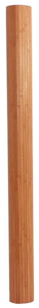 Tapete retangular 80x100 cm bambu castanho
