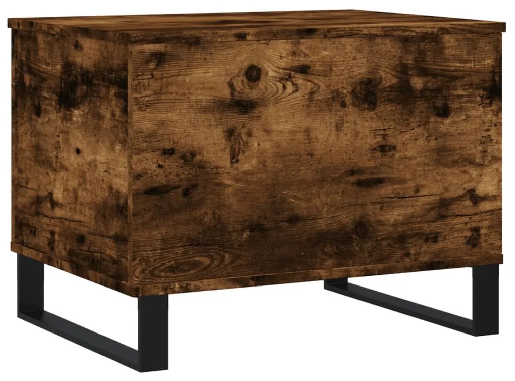 Mesa de centro 60x44,5x45 cm derivados madeira carvalho fumado