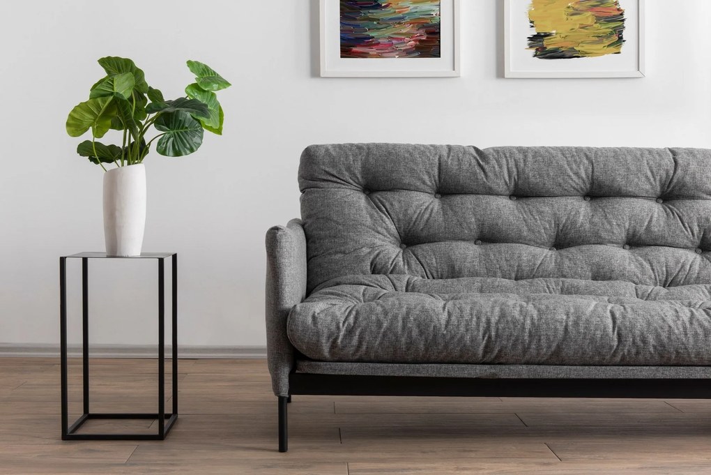 Sofá-cama de 3 Lugares Renge – Cinzento Claro – 200x92x82 cm