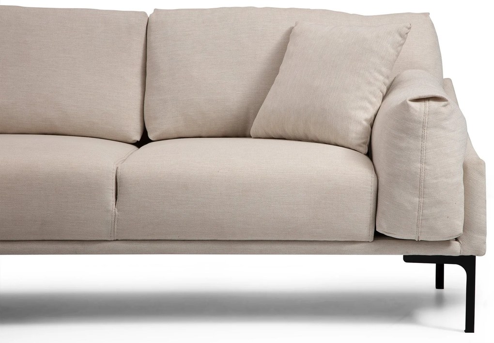 **** Sofá de Canto Leo Corner – Creme – 255 x 150 cm
**