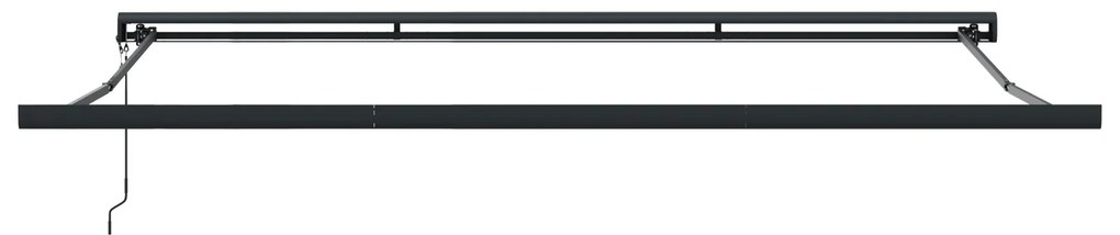 Toldo Retrátil Automático Listrado Multicolorido 400x300 cm