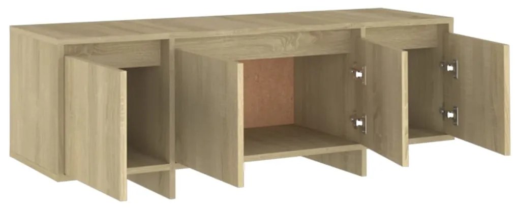 Móvel p/ TV 120x30x40,5 cm derivados de madeira carvalho sonoma