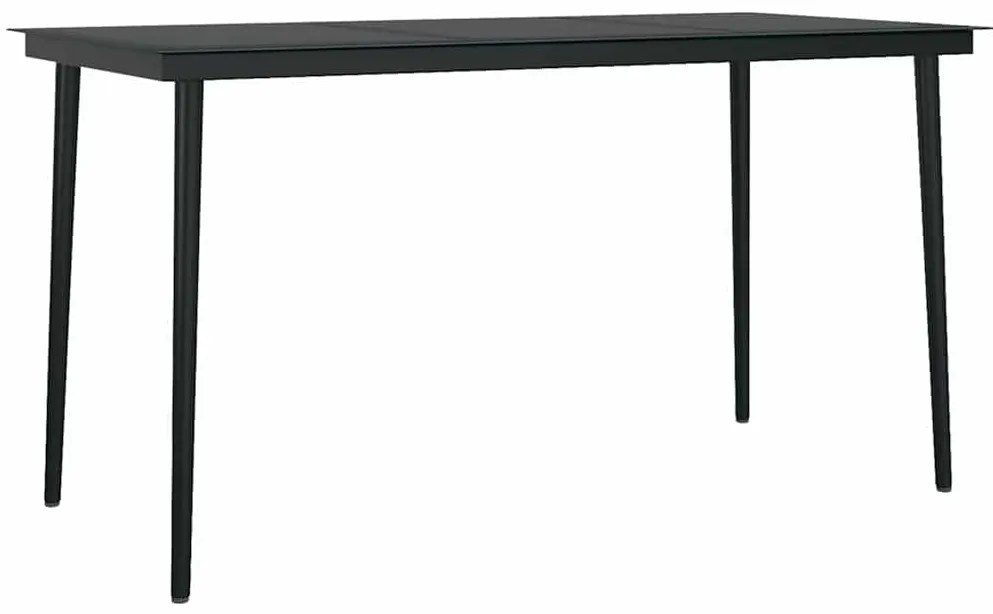 Conjunto de Jantar para Jardim com 5 Peças em Cinza com Rattan Sintéti