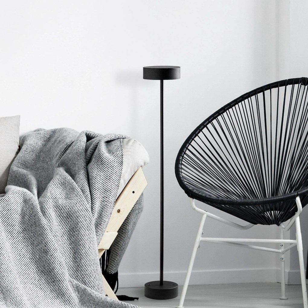 Candeeiro de Pé Keyf – Preto – Diâmetro 16 cm Altura 111 cm