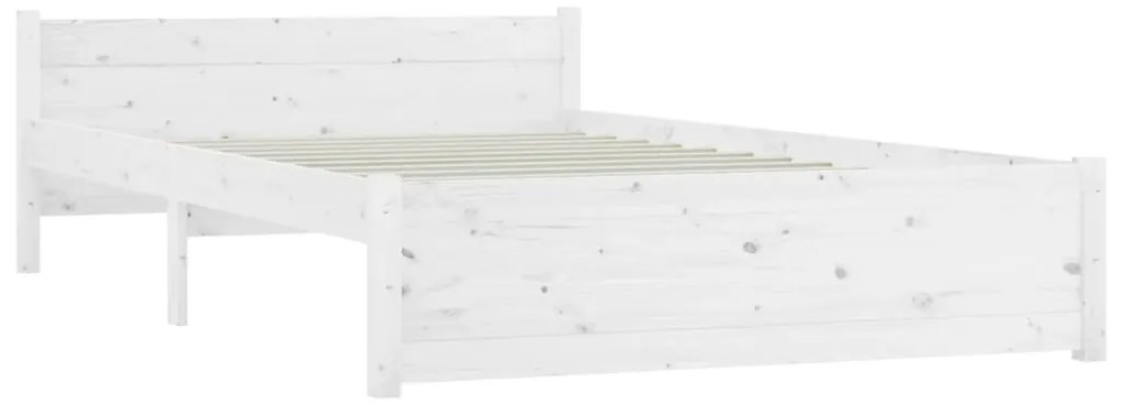 Estrutura de cama com gavetas 140x200 cm branco