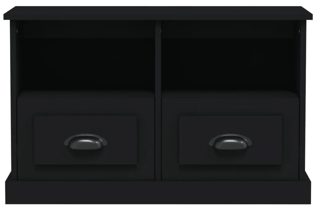 Móvel p/ TV 80x35x50 cm derivados de madeira preto