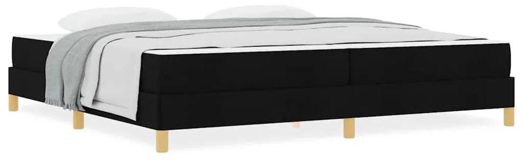 Cama Box Preto, Marrom 200 x 200 cm