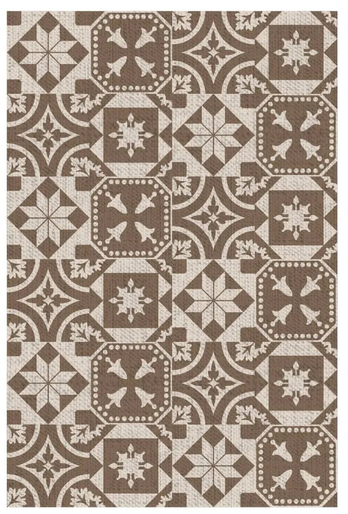 Esschert Design Tapete de exterior 182x122 cm azulejos portugueses