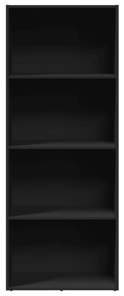 Estante 60x30x152 cm derivados de madeira preto