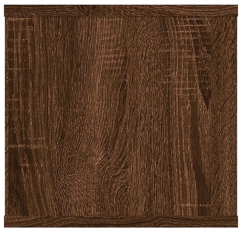 Prateleira parede 102x30x29 cm deriv. madeira carvalho castanho