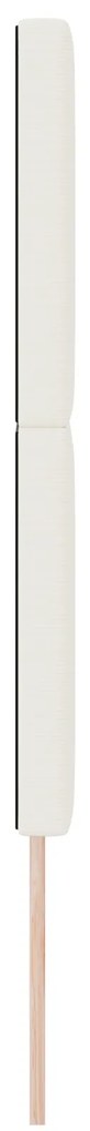 Cabeceira vidaXL Simples Creme 140cm Tecido Corduroy