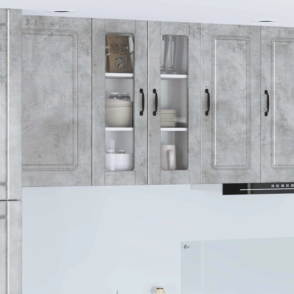 vidaXL Armário de Cozinha Cinzento 60 x 31 x 80 cm Madeira processada