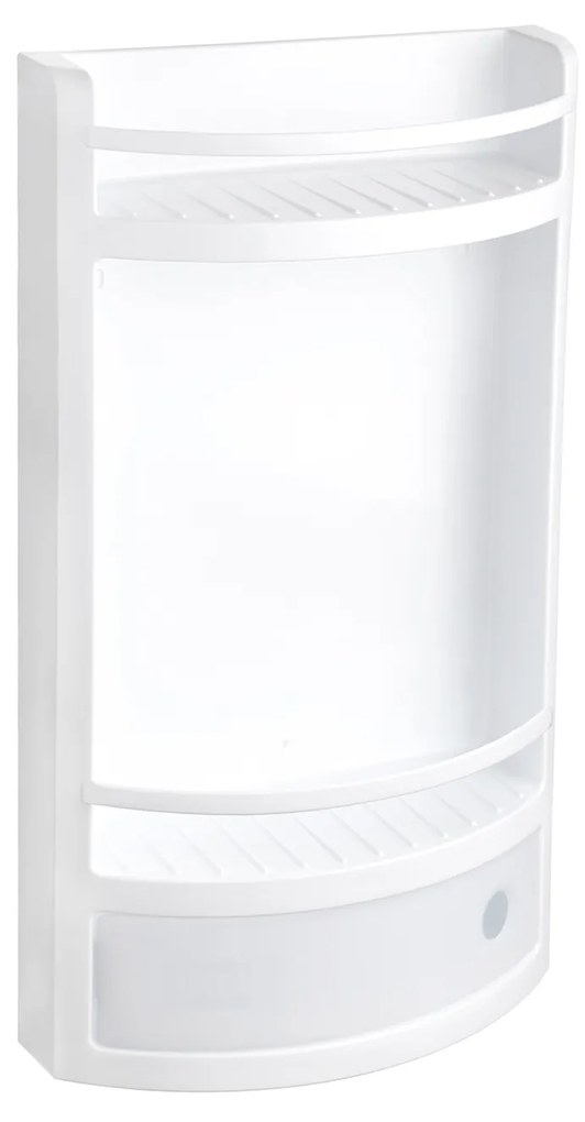 Estante Wc Retangular com Gaveta Branco 29X11X51CM