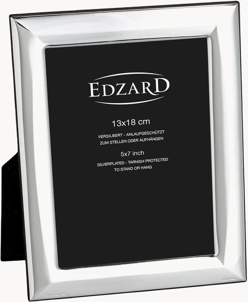 Moldura para fotos banhada a prata Serino