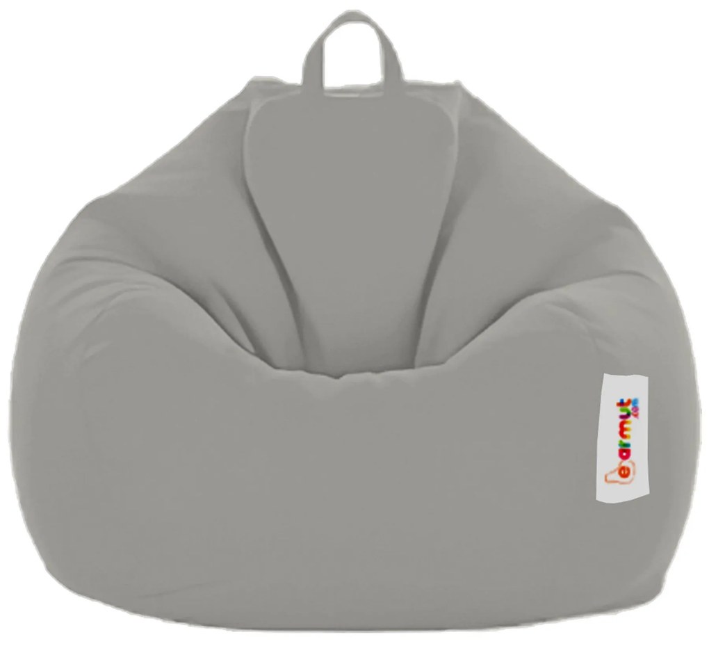 Puff de Jardim Premium Kids – Fumo – 60x60x25 cm | Tribo Home