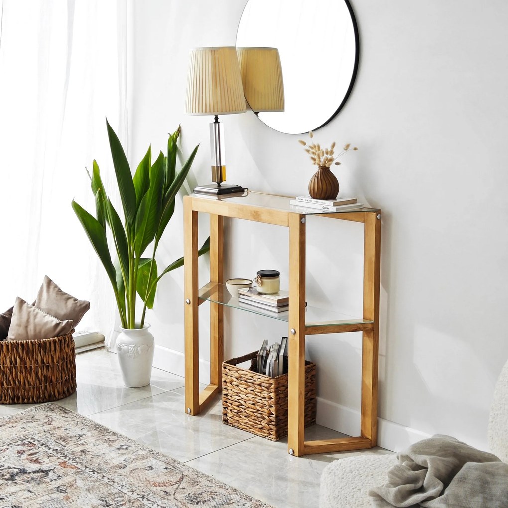 Cômoda Trapezoid – Carvalho – 85x85x31 cm