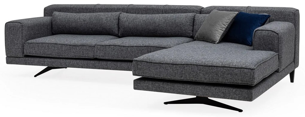 Sofá de Canto Jivago – Cinzento – 308 cm x 198 cm