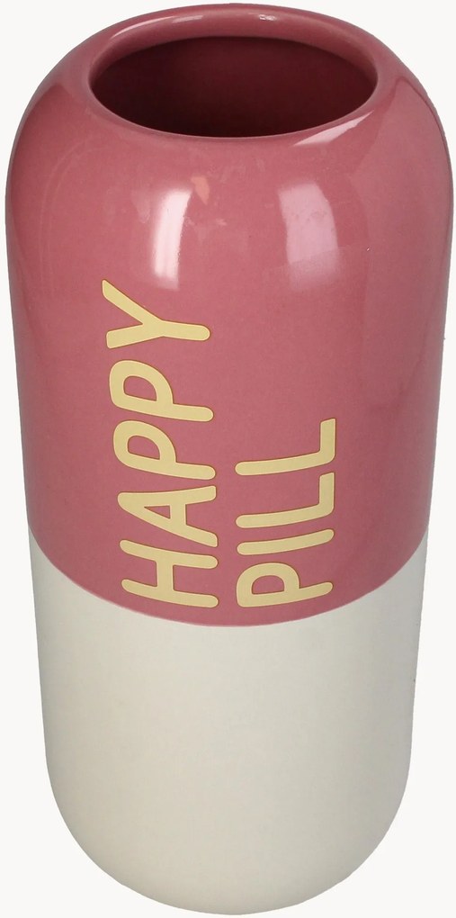 Jarra de cerâmica Happy Pill, Alt 30 cm