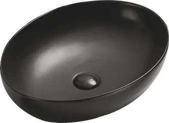 Mexen Jowita lavatório de bancada 52 x 39 cm, preto mate - 21355285