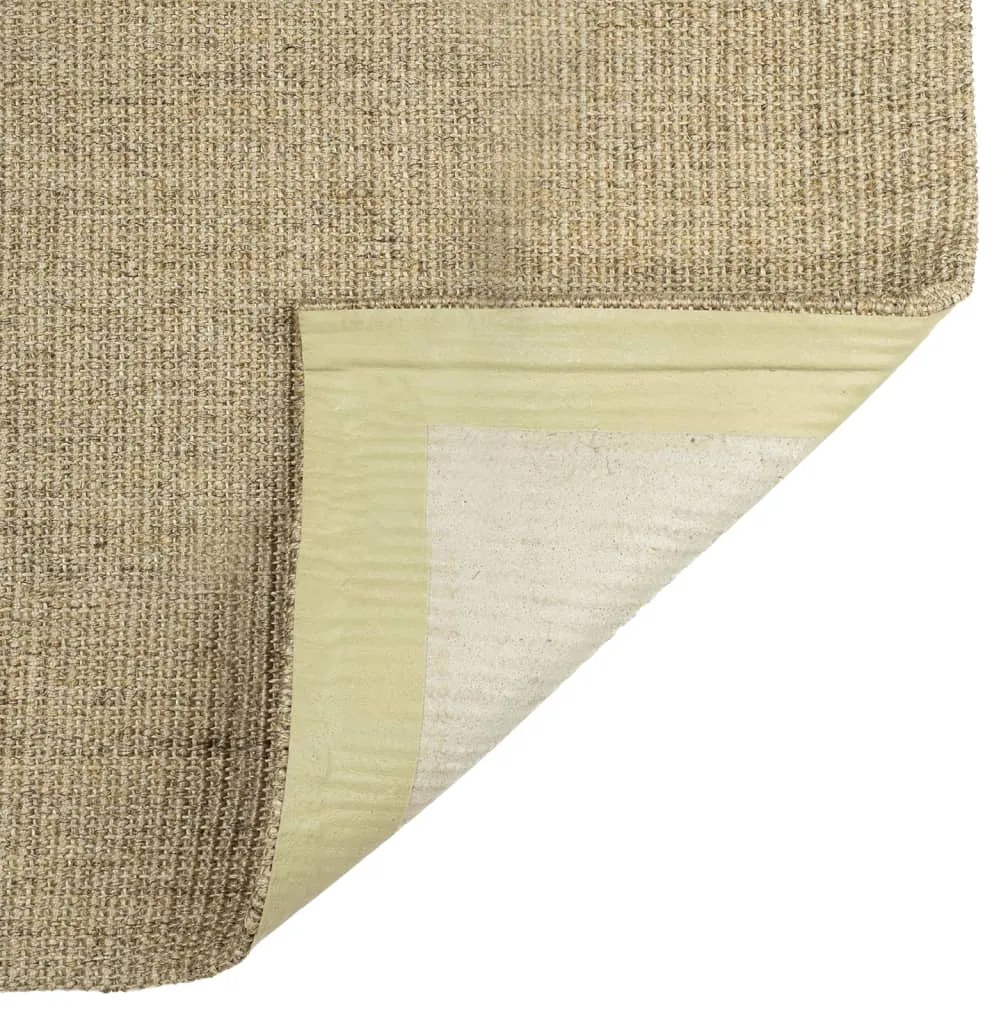 Tapete sisal natural 66x250 cm verde