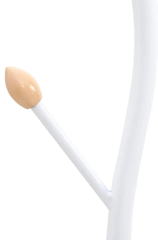 Bengaleiro 177 cm ferro revestido a pó branco