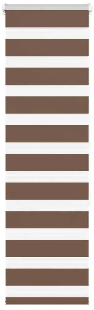 vidaXL Cortina de zebra 45x150 cm largura do tecido 40,9 cm poliéster