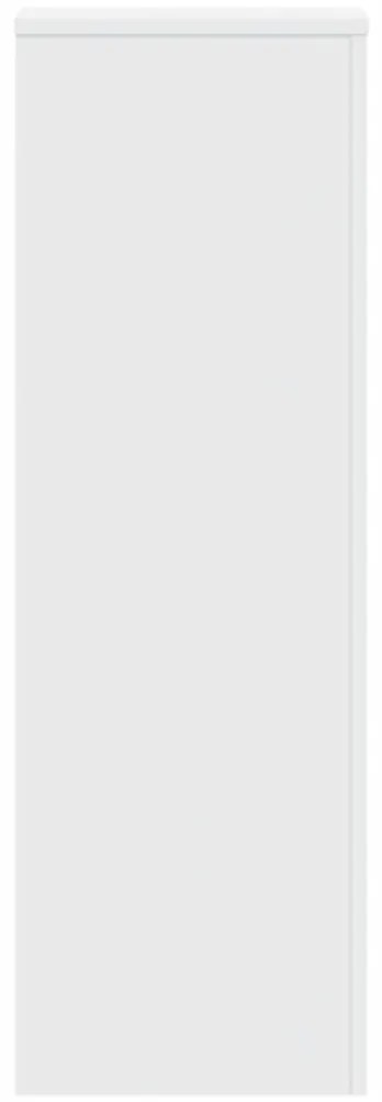 Suportes para plantas 2pcs 33x33x100cm derivados madeira branco