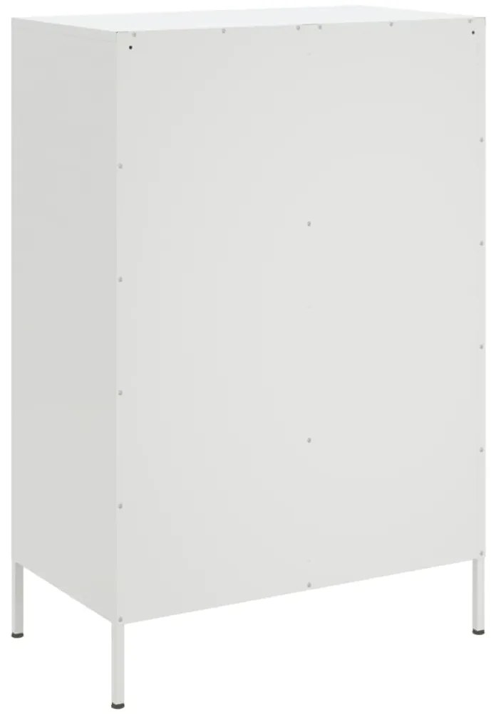 Móvel alto 68x39x101,5 cm aço branco