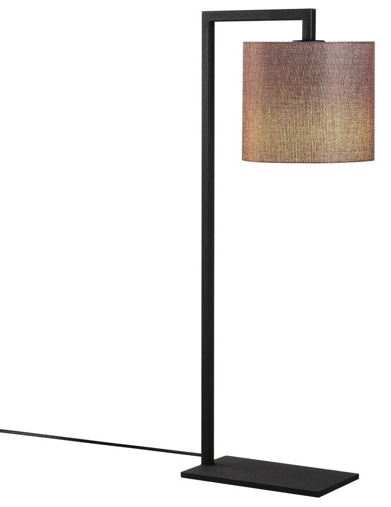 Candeeiro de Mesa Profil – Castanho e Preto – 27 x 20 cm