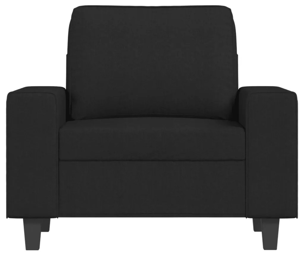 Poltrona 60 cm tecido preto