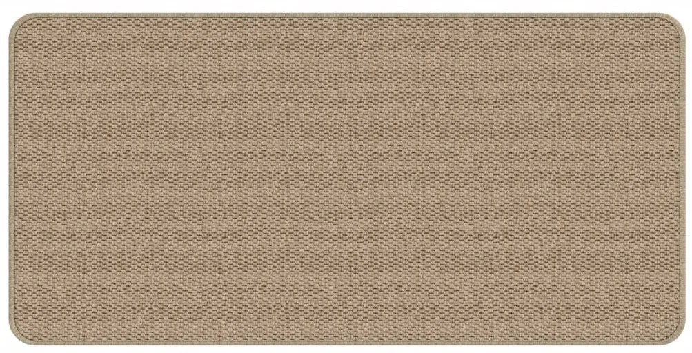 Tapete/passadeira 50x100 cm aspeto sisal cor areia