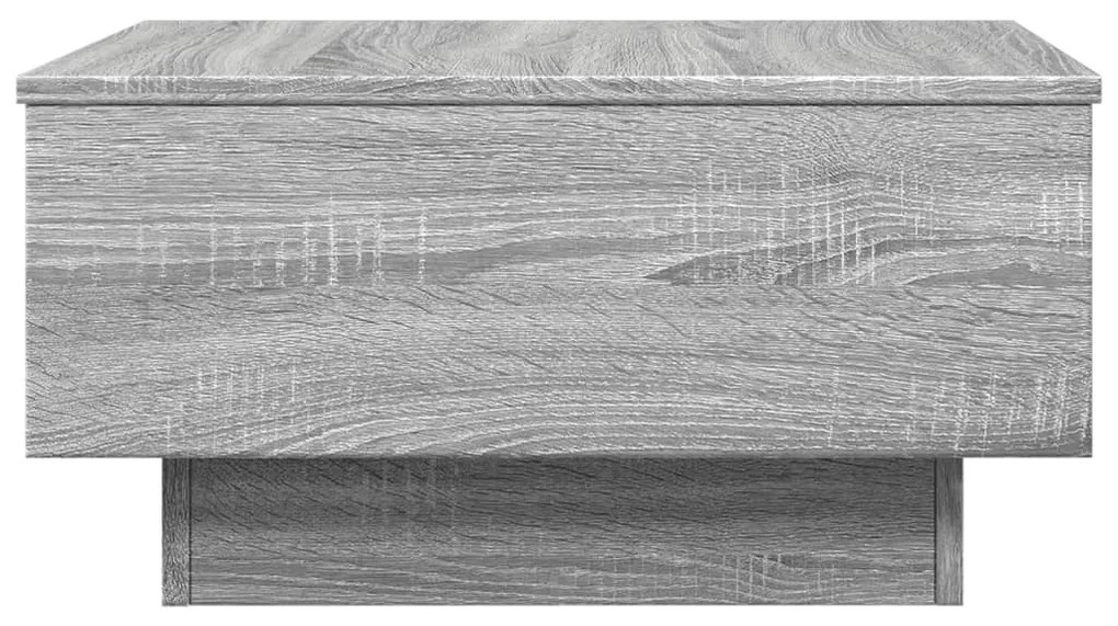 Mesa de centro 60x45x31 cm derivados de madeira cinzento sonoma