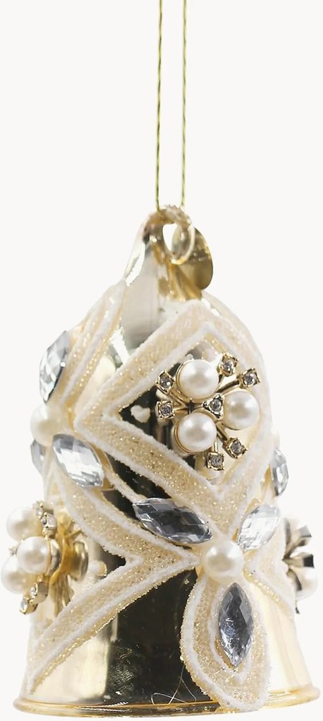 Ornamentos de Natal em vidro Extravagance, conjunto de 2