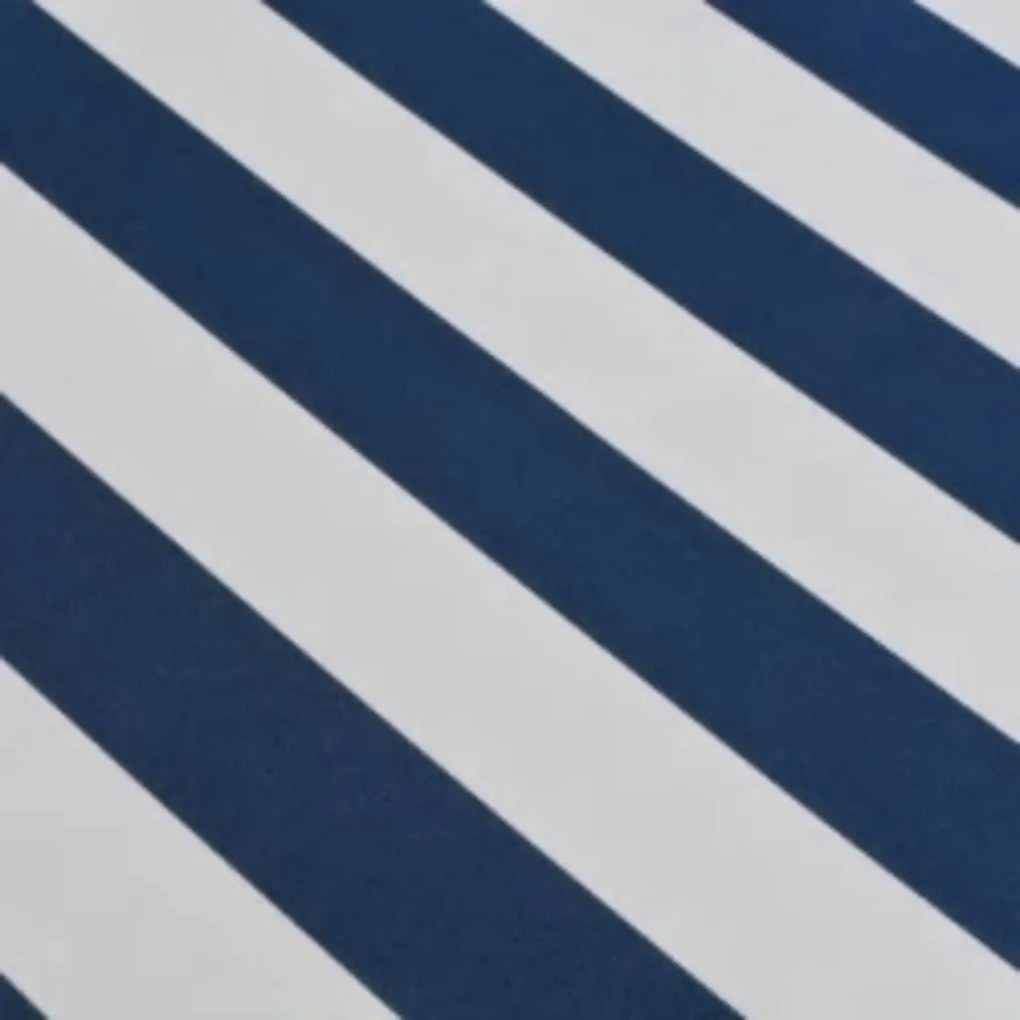 Todo dobrável manual 600 cm azul e branco