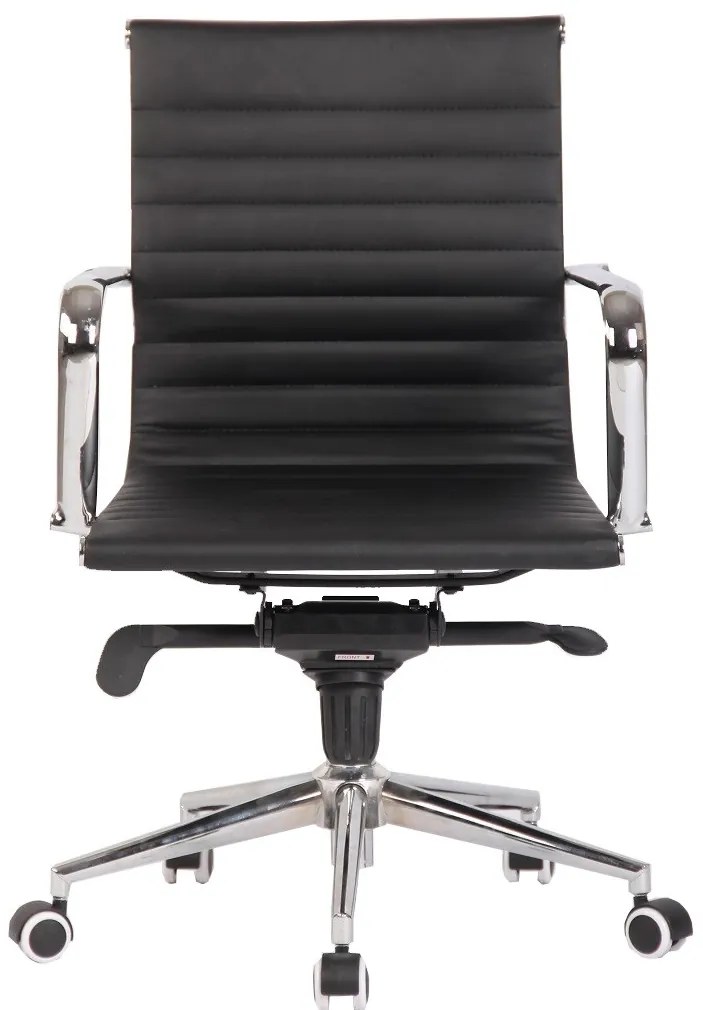 Cadeira de escritório ROTERDAM, giratório, pele sintética preta