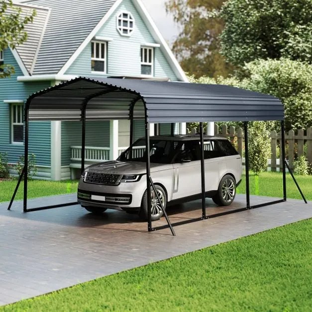 Tenda inflável para 4 a 6 pessoas, barraca de acampamento grande com 4 janelas de tela, 2 aberturas superiores, bolsa de transporte bege