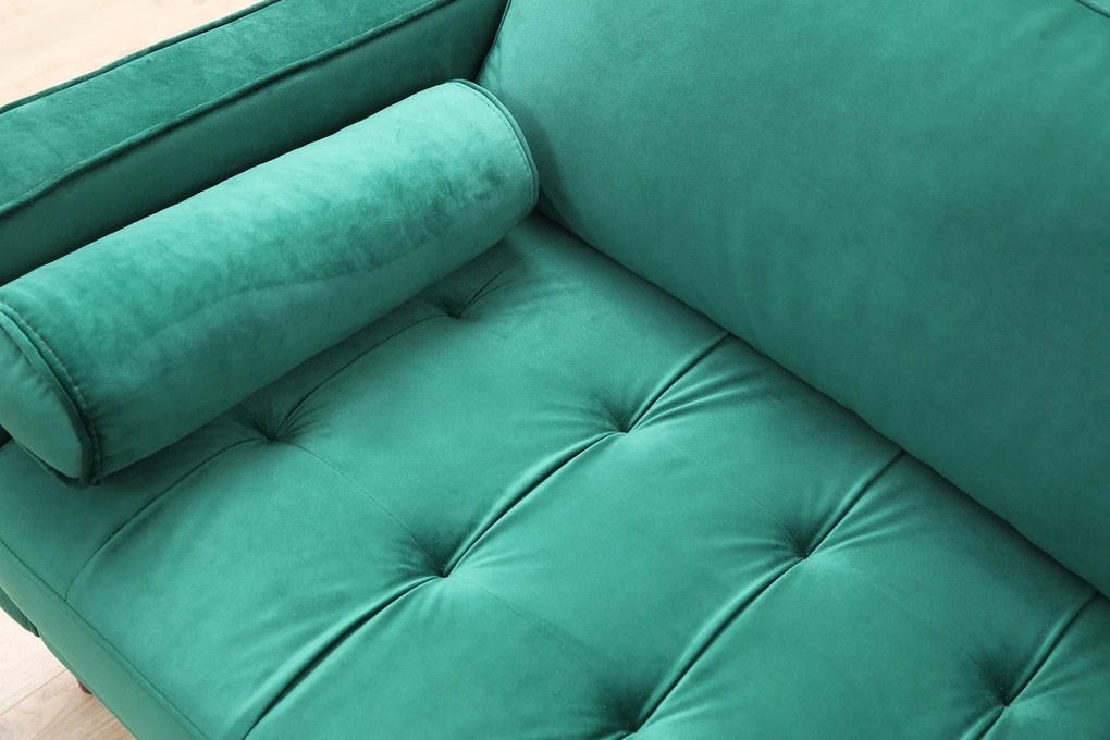 Sofá de 3 Lugares Rome – Verde – 215 cm x 90 cm x 70 cm