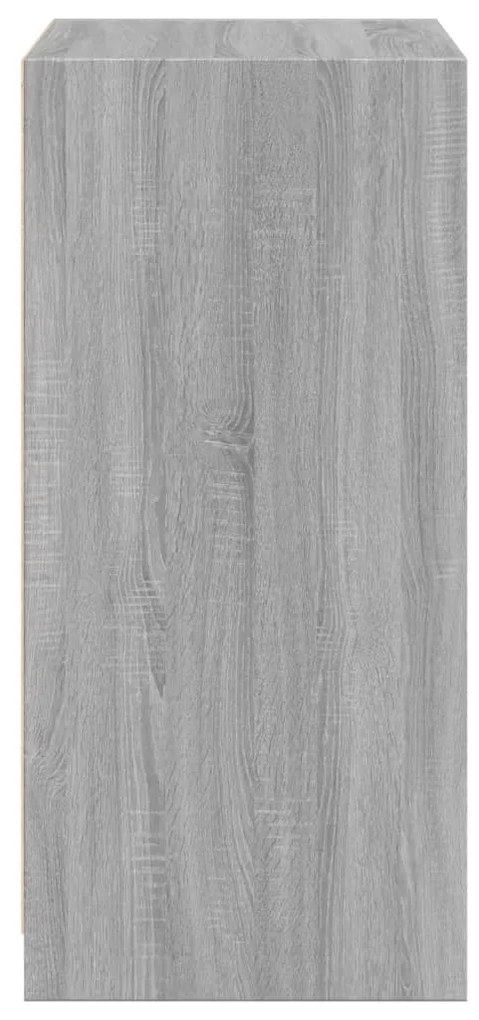 Roupeiro 48x41x102 cm derivados de madeira cinzento sonoma