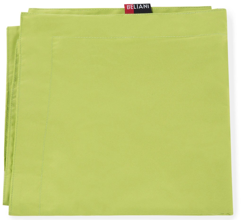 Pufe almofada verde lima 140 x 180 cm FUZZY Beliani