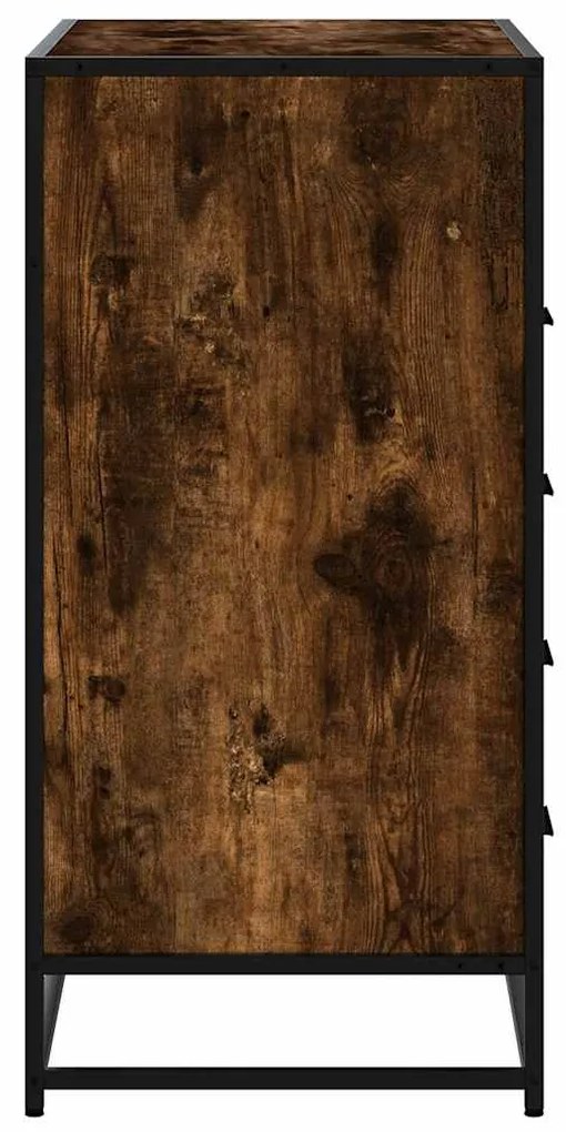 Cómoda com 1 Prateleira Aberta e 4 Gavetas - 70x41x83,5 cm - Derivados